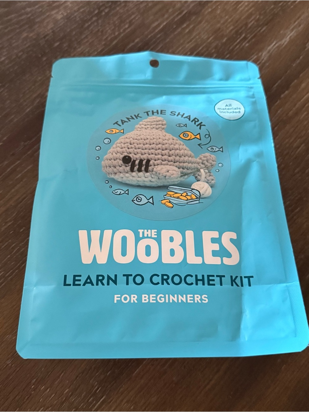 The Woobles Learn to Crochet Kit - Shark